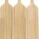 22 Inch 3-Pack Unfinished Wood Paddles Wooden Greek Paddles for Crafts Sorority/Fraternity/DIY Project/Gifts/Wall Decor(Style B Flat Handle)