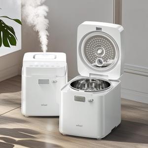 Stainless Steel Warm Mist Humidifier - 3.3L/0.87Gal Steam Humidifier Large Room for Home 1000 sq ft, Healthy Easy to Clean Humidifiers for Bedroom Baby Nursery Living Room Office, 1 Pack