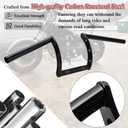 WOWTK 25mm 1" Z Bars Handlebar fits for Drag Bar Drag Custom Bobber Chopper Cruisers Softail Dyna Sportster