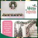 4 x 36 Pcs Velvet Christmas Wreath Bow Bulk Christma Velvet Bow Vintage Ribbon Bows Xmas Tree Bows for Christmas Autumn Garland Wedding Decoration 3 Size Width of 3/8'' 5/8'' 1'' (Pink)