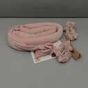 Yanibest Heatless Hair Curler, No Heat Hair Curlers to Sleep in, Super Soft Ribbon Wrap for Long Hair, Overnight Heatless Curling Set with Scrunchies and Clip, for All Hair types(Pink)