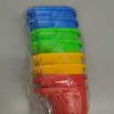 Balancing Stilts for Kids - 4 Pairs (8 Stilts Total) Monster Feet for Balance & Coordination - Family Fun Toys for Boys & Girls Age 4-10 Backyard Parties, Obstacle Courses, Indoor & Outdoor Games (Rainbow)