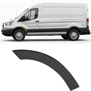 Front Driver Side Fender Trim Compatible with 2015-2023 Ford Transit 150 250 350 350HD Front Left Door Molding Fender Flares BK3Z61278L01AA