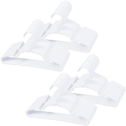 80 pcs White Baby Nursery Closet Hangers,Non-Slip Laundry Infant Pant Hanger for Newborn Clothes,Ultra-Thin Child Coat Hanger for Girl Boy Toddler Kids