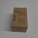 WhiteRhino Glass Pickle Jar,34oz Olive Hourglass Jar with Strainer,Airtight Glass Jar Pickle Juice Separator Flip Pickle Jar for Gherkin Jalapeno