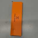 Magnetic Leather Band Compatible with Compatible with Samsung Galaxy Watch 8 40mm/44mm/Classic 46mm 2025,Magnetic Replacement Strap for Galaxy Watch 8 Women Men ((Epsom) Orange band+Silver Buckle)