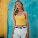 Skinny Belts for Women Trendy Thin Ladies Belts for Jeans Pants Dresses (waist 30"-33", Blue&white)