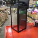 Outdoor Wall Light Fixtures, Exterior Waterproof Wall Lanterns, Porch Sconces Lighting with E26 Sockets & Glass Shades, Modern Matte Black Outside Lights for Patio Front Door Entryway Garage