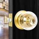 Clear Door Knob Cover Door Knob Safety Cover for Kids (4 Pack) Child Proof Door Knob Covers Fit Most Color Door Knobs Baby Proof Door Knob Cover Easy Adult Grip Toddler Door Knob Cover 