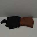 3 Pack Women's Cotton Long Sleeve Mock Turtleneck Tops Ribbed Lettuce Trim Slim Fit Shirts Thermal Base Layer (Large)