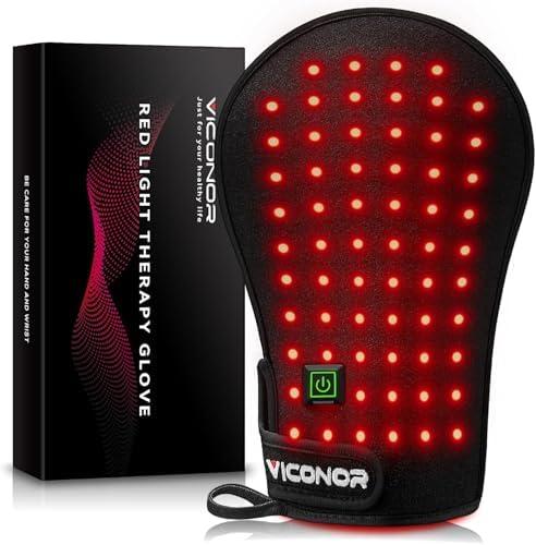 Red Light Therapy Device for Hands, Infrared-Light-Therapy-Gloves Finger Wrist, Led Near Infrared Light Skin Care(Pack of 1)