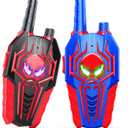 Cool Walkie Talkies for Boys Kids: Gifts Toys for 3 4 5 6 7 8 Year Old Boys Ages 5-7 Kids Walkie Talkies 2 Pack Outdoor Hiking Toy Age 3-8 Year Old Boy Girl Easter Birthday Gifts Stuffers (Black Blue)