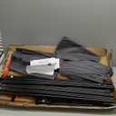 4 Panel Room Divider 6FT Steel Frame Screen Folding Privacy Divider Freestanding Partition for Home Office Bedroom,Light Grey