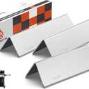 SUS304 Stainless Steel 7635 Flavorizer Bars for Weber Spirit E210, E220, S210, S215, Spirit 200 & GS4 Spirit II E210, Spirit II E220 Grills with Front Control, 15.3" Grill Parts for Weber 67045