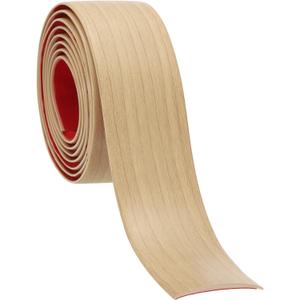 PATIKIL Self Adhesive Floor Transition Strip 1.6 In x 6.6 Ft, Vinyl Laminate Floor Flat Divider for Joining Floor Gaps Doorways Carpet Cover Floor Tiles Brown