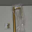 VAEHOLD Adhesive Paper Towel Holder Under Cabinet Wall Mount for Kitchen Paper Towel, Paper Towel Roll Holder Stick to Wall, Stainless Steel (Gold)