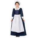 fun shack Florence Nightingale Costume Kids, Florence Nightingale Costume Girls, Civil War Nurse Costume Kids (Medium)