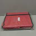 Christmas Ornament Storage Box, Stores 96-4" Large Ornaments with Individual Trays, Ornament Organizer Storage Box, Durable 600D Oxford Material, Extra Pockets, Dual Zipper - Red