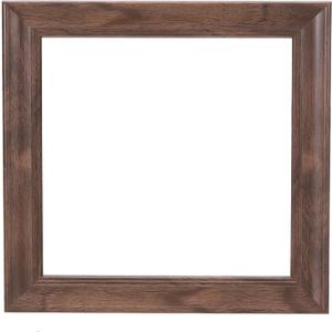uxcell Canvas Floater Frames, 8x8 Resin Floating Frame for Canvas Painting Vintage Oil Painting Supplies for Home Office Bedroom Table Wall Hanging Decor DIY Art Display, Brown