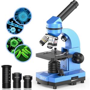 Microscope for Kids Beginners Children Student, 40X- 1000X Compound Microscopes with 52 pcs Educational Kits