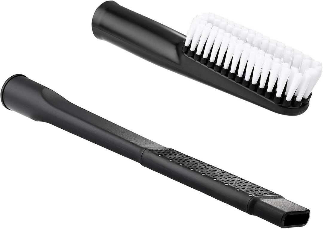 Shop-Vac 2PC 8011848 Car Cleaning Kit, 1-1/4 in. Diameter, Flexible Crevice Tool & Soft Auto Brush