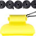 Dookie Dozer Innovative Dog Pooper Scooper with 5 Rolls Dog Poop Bags - Compact, Portable, Easy to Use - Carabiner Attaches to Leash