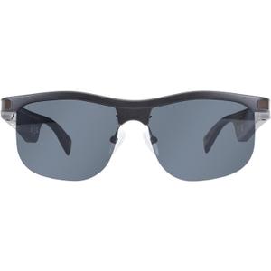 Bluetooth Smart Glasses, Polarized Sunglasses for Men Women, Open Ear Sport Sunglasses, Built in Mic, Voice Assistant, Bluetooth 5.0, UV400 Protection (Black)