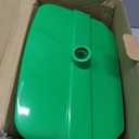 FUSBUNTY Pooper Scooper Swivel Bin & Rake with 100 Waste Bags, Dog Pooper Scooper with Bag Attachment for Large Medium Small Dogs, Poop Scooper with Lid for Lawn Yard Dog Kennel (Green)