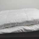 100% Hypoallergenic Down Alternative Mattress Topper Sateen Cotton Shell (Queen)