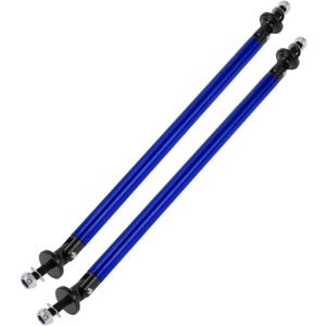 2pcs 200mm/7.87in Car Splitter Support Rods Adjustable Front Rear Bumper Lip Splitter Strut Rod Tie Support Bars Aluminum Alloy Bule