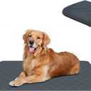 RIOUSSI Washable Pee Pads for Dogs, Reusable, Absorbent, Leakproof, Non Slip Pet Puppy Pads for Potty Training. Dark Gray, 36x72 Inch(1pack) (36"x72"(1pack))
