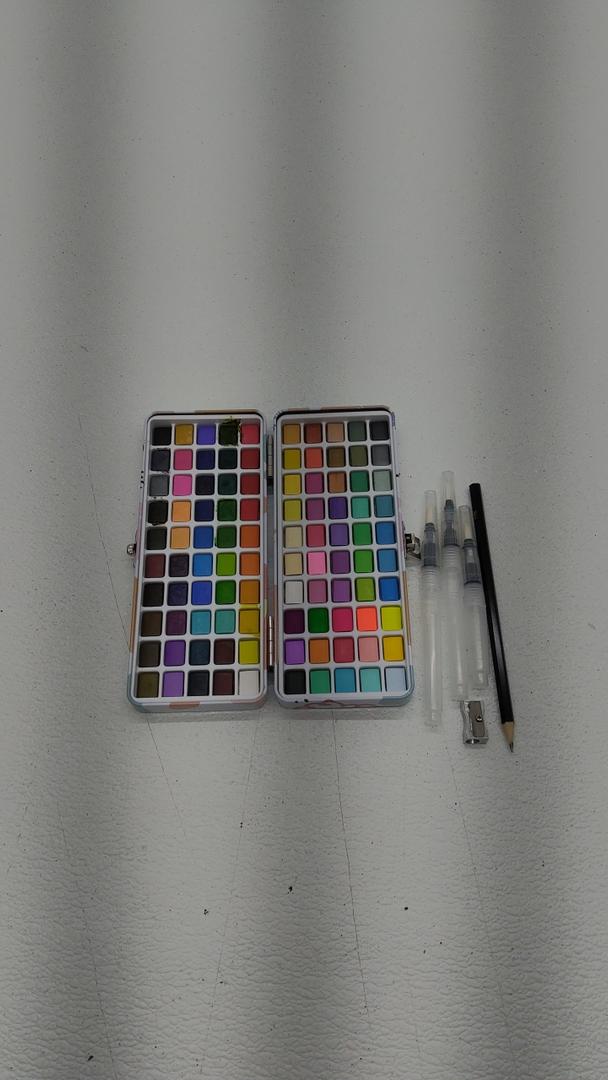 Watercolor Paint Set, Watercolor Paints, 100 Colors, Painting Set with Coloring Book, Water Brushes and Drawing Pencil, Art Supplies, Perfect Starter Kit for Watercolor Painting