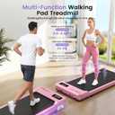 ANCHEER Walking Pad with Vibration Plate: Under Desk Treadmill with Incline