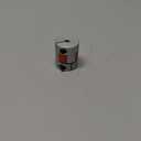 4 x Aluminium Plum Flexible Shaft Coupling Diameter 25mm Length 30mm Connector Flexible Coupler for 3D Printer CNC Machine and Servo Stepped Motor (D25 L30, 5-6mm)