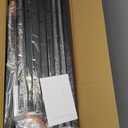 Furologee 5-Tier Bookshelf, Tall Bookcase with 2 Storage Drawers, Adjustable Industrial Display Standing Shelf Units, Wood and Metal Storage Rack for Living Room, Bedroom, Home Office Rustic Brown