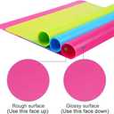3 Pack Silicone mat Large Silicone Sheets for Crafts, Liquid, Resin Jewelry Casting Molds Mat, Silicone Placemat 15.7 x 11.8 (Blue & Rose Red & Green)