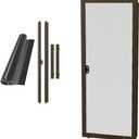 RiteScreen KD Mfit Sliding Screen Door Replacement, Ready-to-Assemble, Easy DIY, Bronze, 36" - PetScreen  Adjustable Patio Screen Door Kit for Openings 78 - 81 Tall  Fits 95% of Doors in U.S.