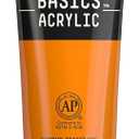 Liquitex BASICS Acrylic Paint, 118ml (4-oz) Tube, Cadmium Orange Hue