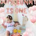 Some Bunny is One Theme Birthday Party Decorations Pink Rabbit For Girls Birthday Party Decoration Supplies Balloons Bunny Garland