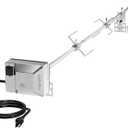onlyfire 6022 Universal Grill Replacement Rotisserie Kit, with 37'' 1/2'' Hexagon Spit Rod and Stainless Steel Electric Motor(Do No Fit Weber Gas Grill)