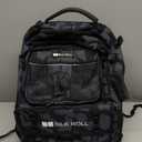 50L Fishing Tackle Backpack with Rod Holder and 4 Included 3600 Tackle Boxes - Waterproof Fishing Backpack for Ultimate Gear Organization and Storage (Black Camo)