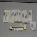 Asidrama 10 Pack 5 Inch(128mm) Brushed Brass Kitchen Cabinet Handles, Cabinet Pulls Kitchen Cabinet Hardware for Cupboard Drawer Pulls