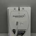 KOHLER 4636-RL-0 Cachet ReadyLatch Elongated Slow Close Toilet Seat, Soft Close Toilet Seat Quiet Lid, Contoured Grip-Tight Bumpers Installation Hardware, Apartment Essentials, White