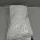 12 Pack 100% Cotton Wash Cloth, 12x12 Inch Highly Absorbent and Soft Feel Fingertip Towels, Machine Washable Washcloths for Bathroom, Gym, Hotel, Spa and Kitchen, White