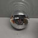 Alytimes Mirror Disco Ball - 8-Inch Cool and Fun Silver Hanging Party Disco Ball Big Party Decorations, Party Design