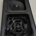 2-in-1 Elevated Slow Feeder Dog Bowls, 4 Height Adjustable Raised Dog Bowls Stand with No Spill Water Bowl, Non-Skid Pet Food Feeding Set for Small, Medium, Large Dogs Cats