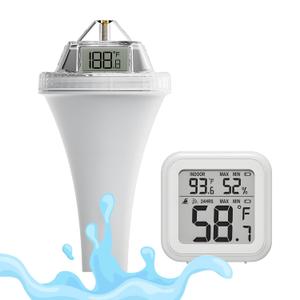 Digital Pool Thermometer, Easy Read Digital Floating Water Thermometer for Hot Tub, Ice Bath Swimming Pool, Spa and Fish Bowl