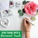 2 x Hadley Designs Wedding Thank You Cards with Envelopes -54 Floral Thank You Cards Wedding with Envelopes, ThankYou Notes from the New Mr and Mrs Card for Gifts, Bridal Party & Guests, Bridal Shower