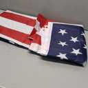 Jayus American US Flag 4x6 FT Outdoor Double Sided - Vivid Color 220D Heavy Duty United States Flag Banner with 2 Grommets