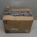 Vekkia Queen Bed Wedge Pillow for Headboard Gap, 06" Gap Filler with Side Pockets & Washable Cover, Gray 60"x10"x6"